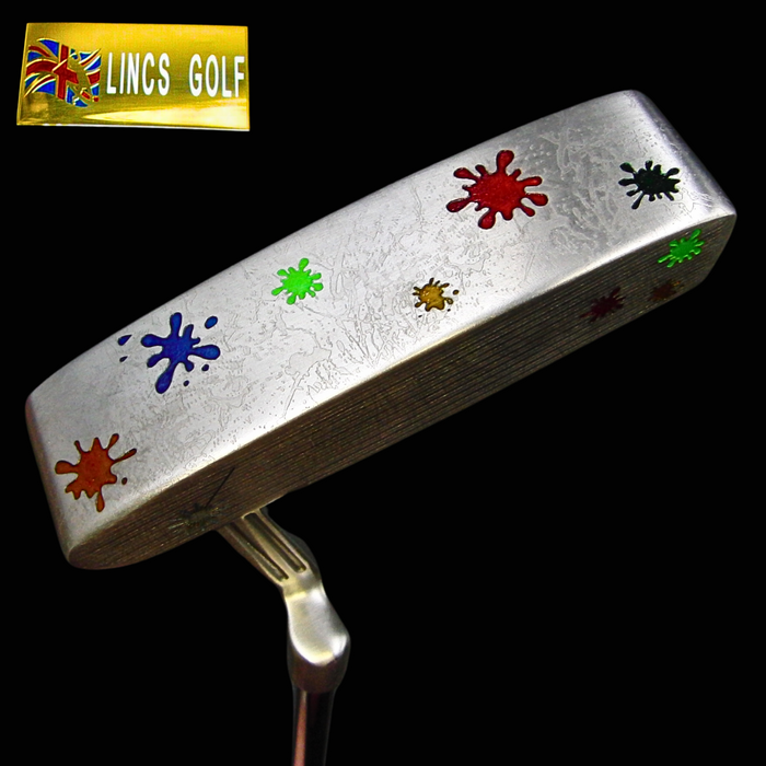 Custom Milled Paint Splodge Themed Strokers Putter 90cm PSYKO Grip