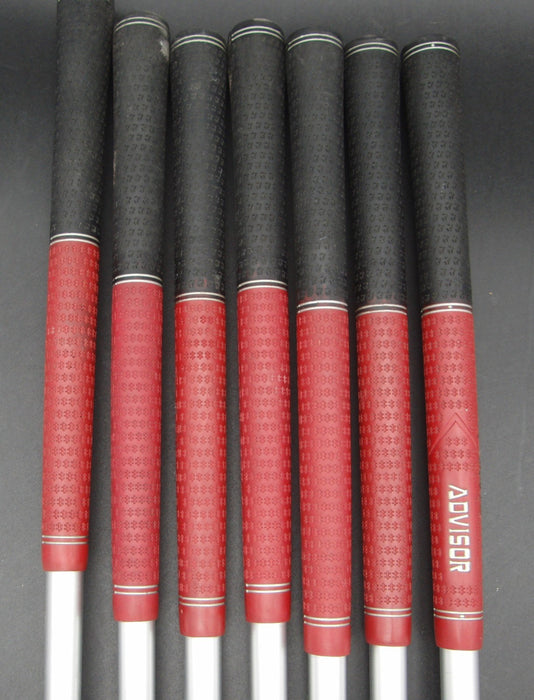 Set of 7x Daiwa Advisor Irons 5-SW Regular Graphite Shafts Advisor Grips*