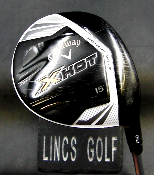 Callaway X Hot Pro 15º 3 Wood Regular Graphite Shaft Golf Pride Grip