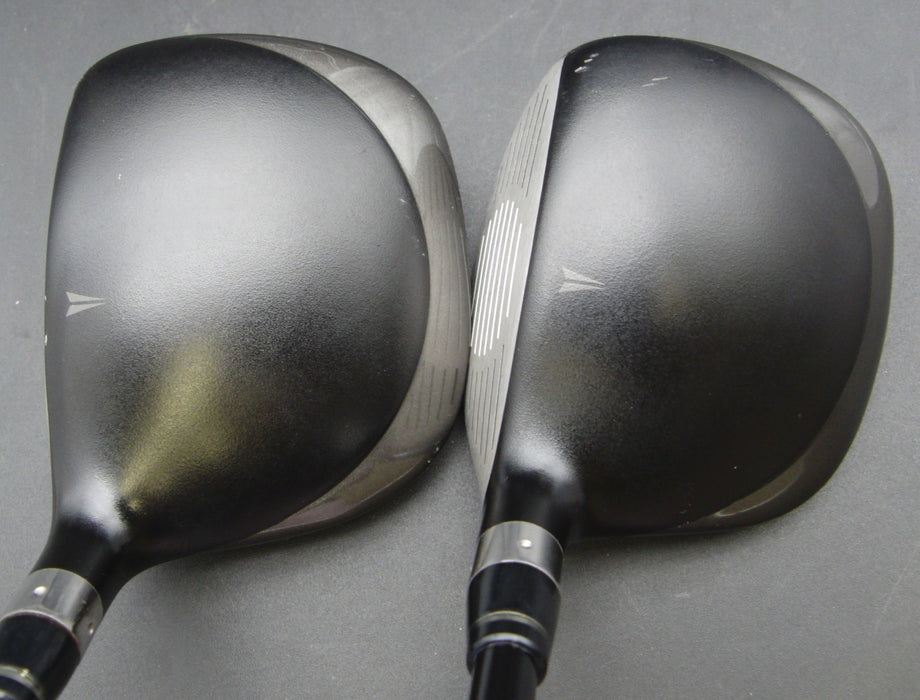 Set of 2 Nike SQ Dymo2 Quad Keel 3+4 Woods Regular Graphite Shafts Nike Grips