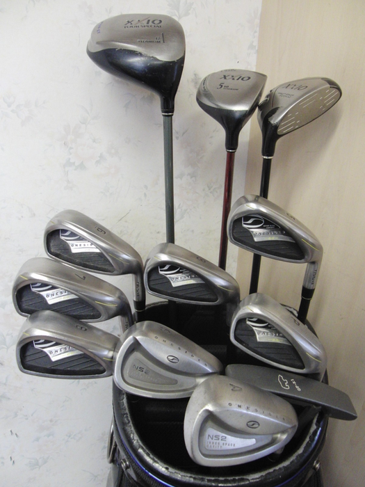 Set Of One Sider Tzuruga 5-PW/SW/GW + XXIO 4 Wood & 5 Wood + Driver + Putter