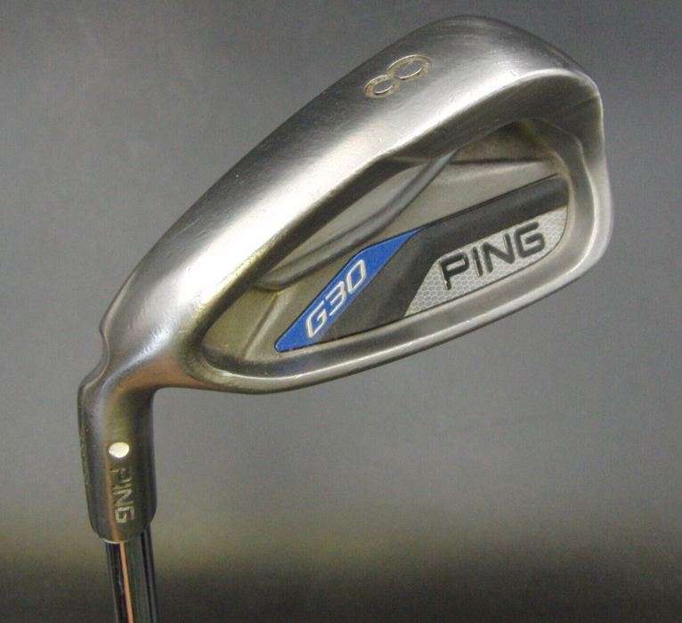 Left Handed Ping G30 White Dot 8 Iron Regular Steel Shaft Ping Grip
