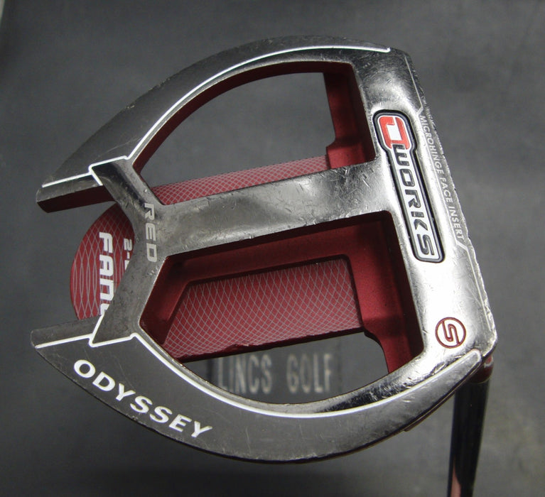 Odyssey Red O Works Putter Steel Shaft 86cm Length Psyko Grip*