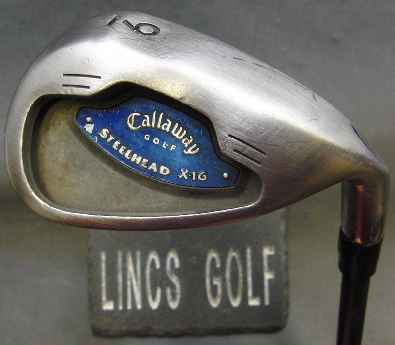 Callaway X-16 Steelhead 9 Iron Stiff Graphite Shaft Golf Pride Grip
