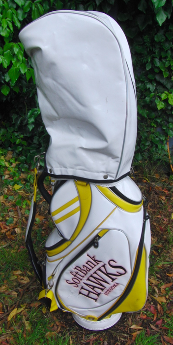 7 Division Softbank Hawks Fukuoka Golf Cart Carry Trolley Golf Clubs Bag*