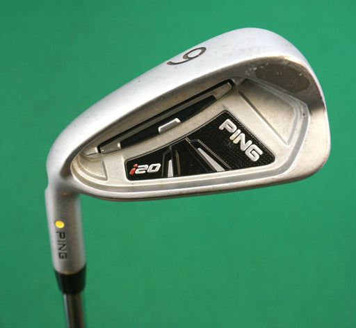 Left Handed Ping i20 Yellow Dot 6 Iron Ping CFS Regular Steel Shaft Ping Grip