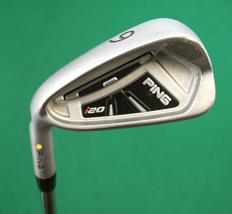 Left Handed Ping i20 Yellow Dot 6 Iron Ping CFS Regular Steel Shaft Ping Grip