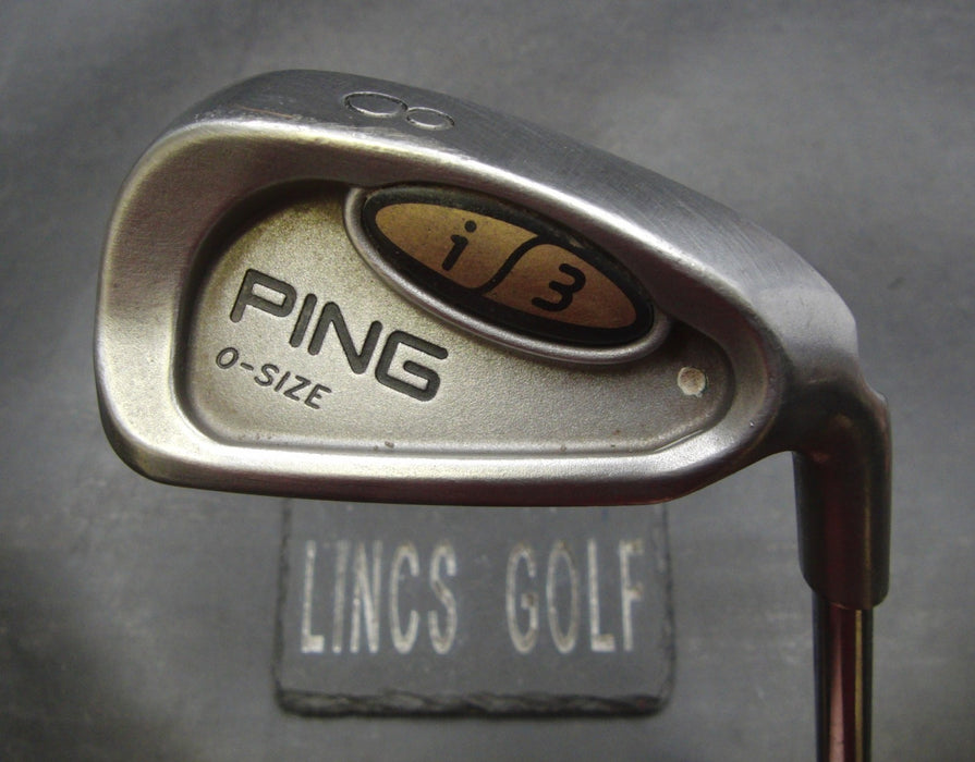 Ping i3 OSize White Dot 8 Iron Regular Steel Shaft PGM Grip