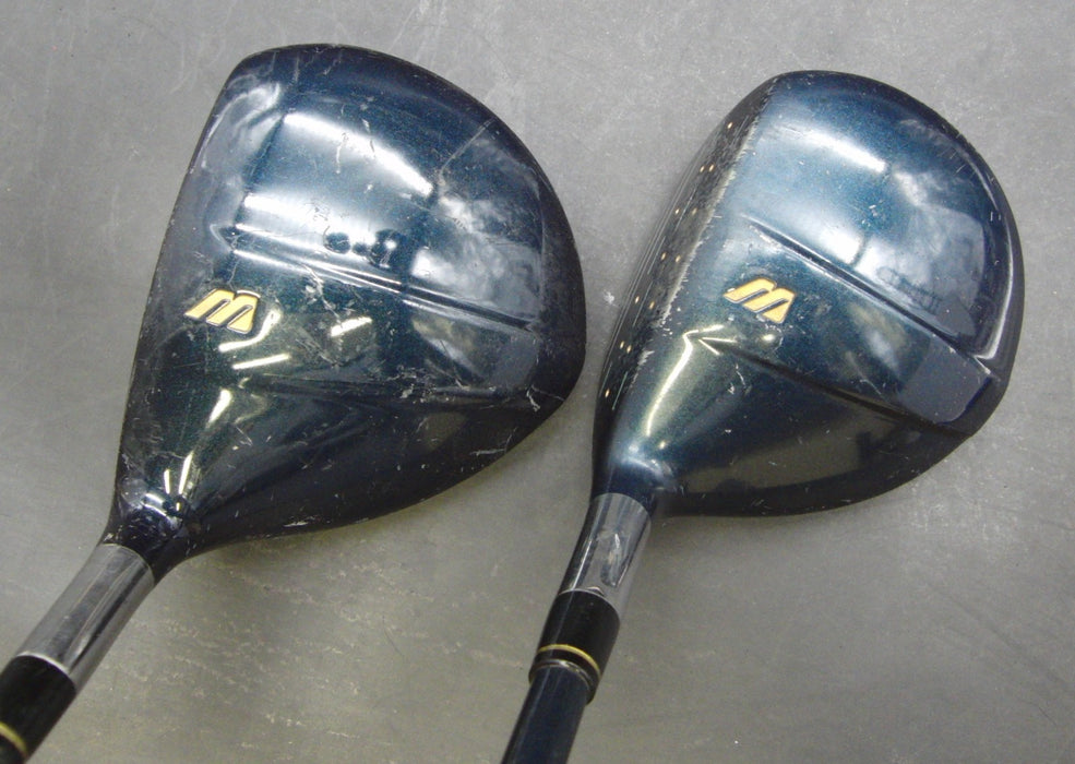 Set of 2 Mizuno T-Zoid Driver & 15° 3 Wood Regular Graphite Shafts Mizuno Grips