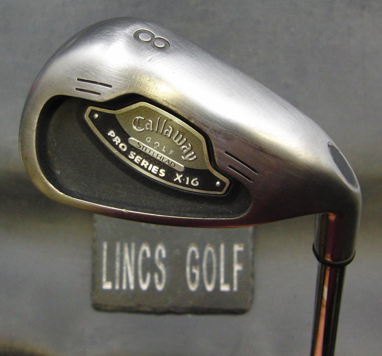 Callaway Steelhead Pro Series X-16 8 Iron Stiff Steel Shaft Callaway Grip