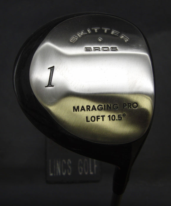 Skitter Bros. Maraging Pro 10.5° Driver Stiff Graphite Shaft Golf Pride Grip