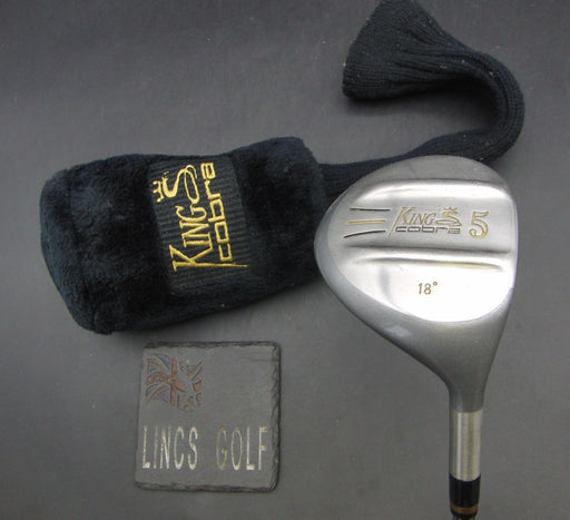 King Cobra 18° 5 Wood Regular Steel Shaft Cobra Grip + Head Cover