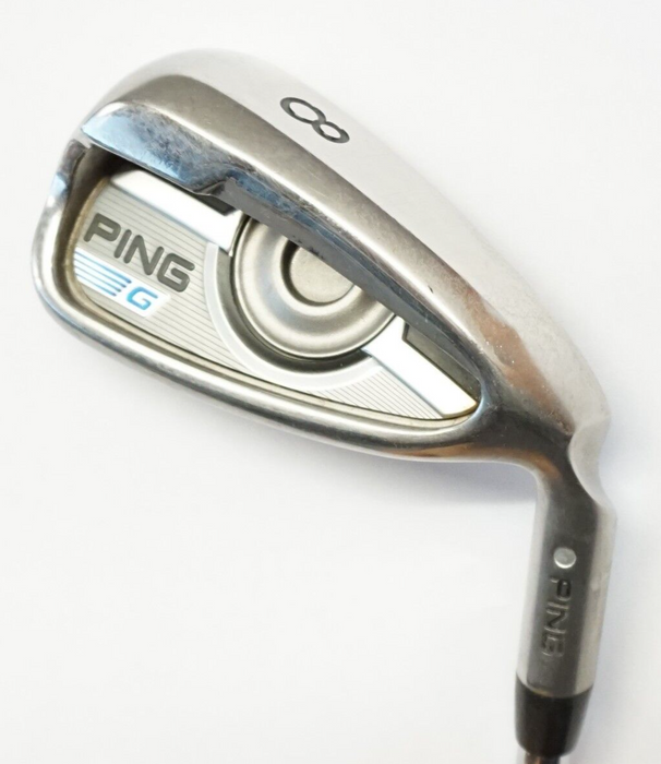 Ping G Series Silver Dot 8 Iron AWT 2.0 Regular Steel Shaft Ping Grip