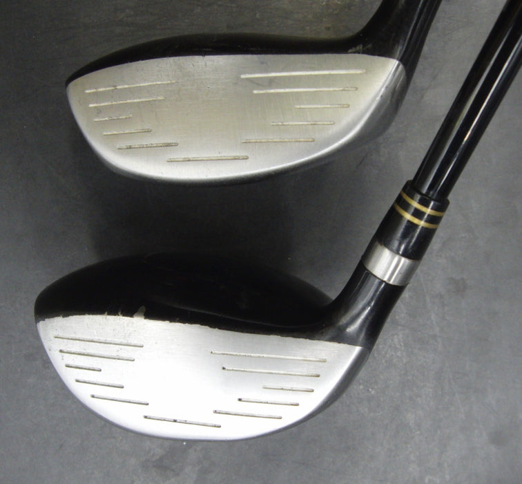 Set of 2 Spalding FW-Version III Tour ProGrind 5+7 Woods Stiff Graphite Shafts