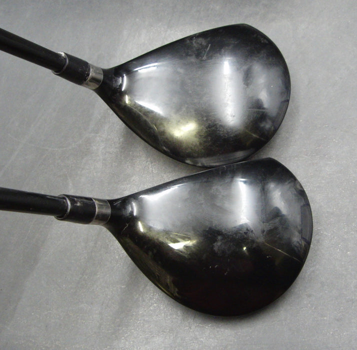 Set of 2 Bridgeston Tourstage X-FW 3+5 Woods Stiff Graphite Shafts Benross Grips