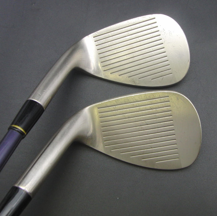 Set of 2 Mizuno T-Zoid Pro Gap+ Sand Wedges Regular Graphite Shafts*
