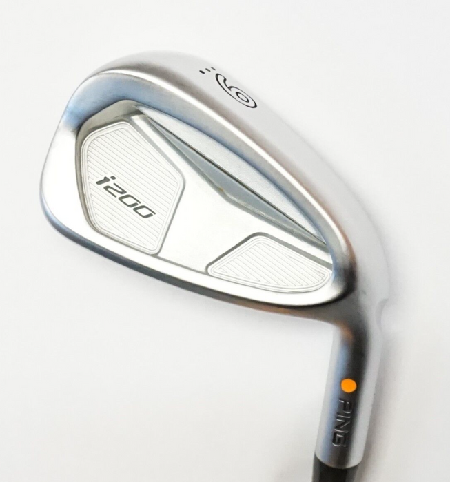 Ping i200 Orange Dot 9 Iron Project X Rifle 6.0 Stiff Steel Shaft Lamkin Grip