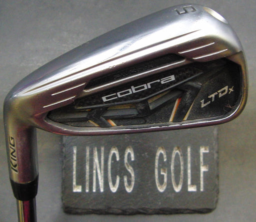 Left Handed Cobra LTDx 5 Iron Stiff Steel Shaft Black Grip