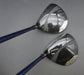 Set of 2 Tsuruya Axel Dual Impact Z HM 17° 4 & 19° 5 Wood Regular Graphite Shaft