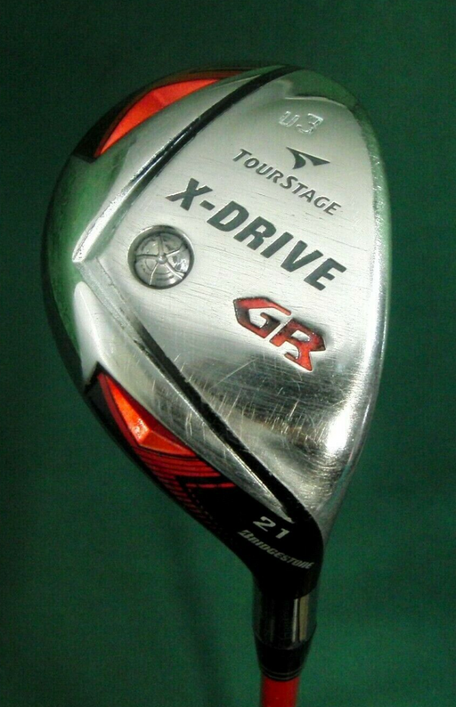 Bridgestone Tour Stage X Drive GR 21° 3 HYBRID Stiff Graphite Shaft FELICE Grip