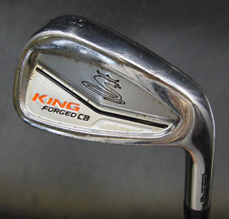 Cobra King Forged CB 8 Iron Project X 6.0 Stiff Steel Shaft Cobra Grip