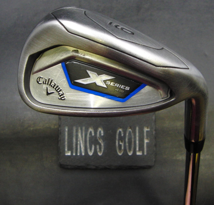 Callaway X Series 416 9 Iron Uniflex Steel Shaft Callaway Grip