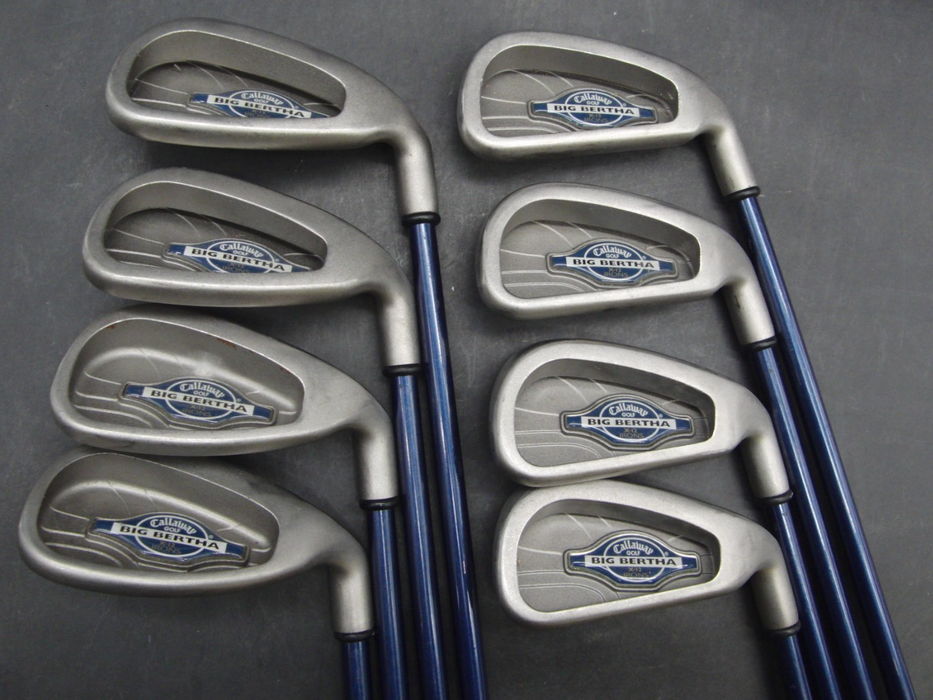 Set of Callaway Big Bertha X12 4-SW+ Callaway Driver+ 3 Wood+ 7 Wood + Putter*