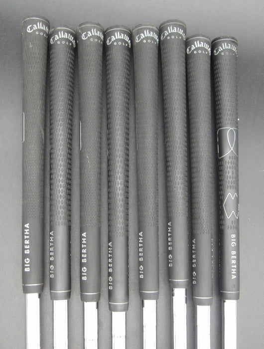 Set of 8x Callaway Big Bertha 2004 Irons 4-PW Uniflex Steel Shafts*