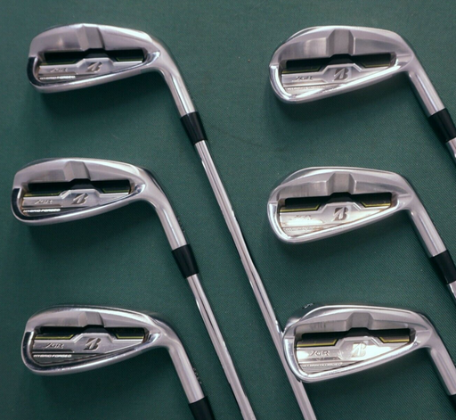 Set Of 6 x Bridgestone JGR Irons 6-9 + P1 & P2 Wedges Stiff Steel Shafts