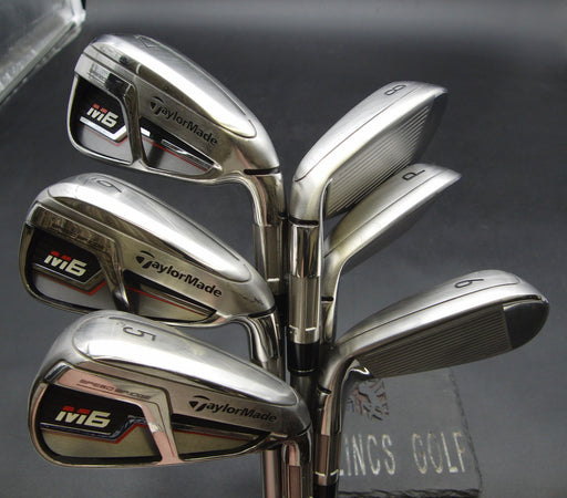 Set of 6x TaylorMade M6 Irons 5-PW Stiff Graphite Shafts*