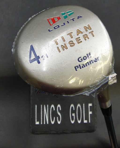 Lojita Titan Insert 21° 4 Wood Ladies Graphite Shaft Golf Planner Grip (Wrapped)