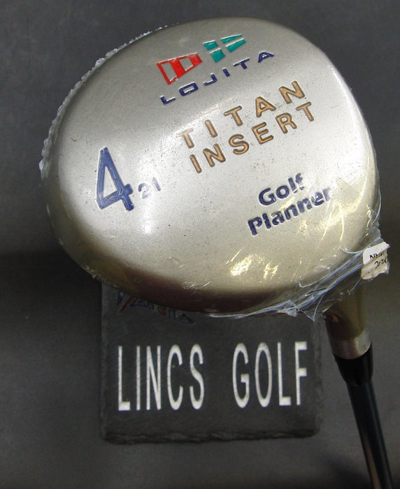 Lojita Titan Insert 21° 4 Wood Ladies Graphite Shaft Golf Planner Grip (Wrapped)