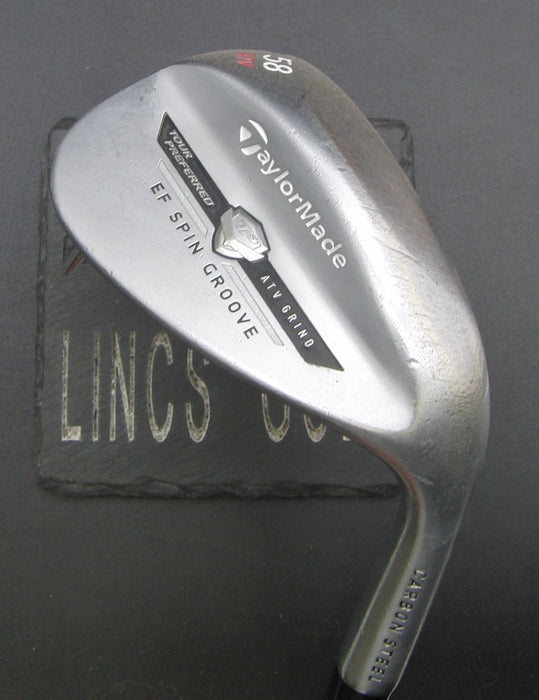 TaylorMade Tour Preferred EF ATV Grind 58° Lob Wedge Stiff Steel Shaft G/P Grip
