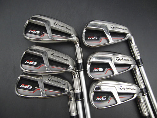 Set of 6x TaylorMade M6 Irons 5-PW Stiff Graphite Shafts*