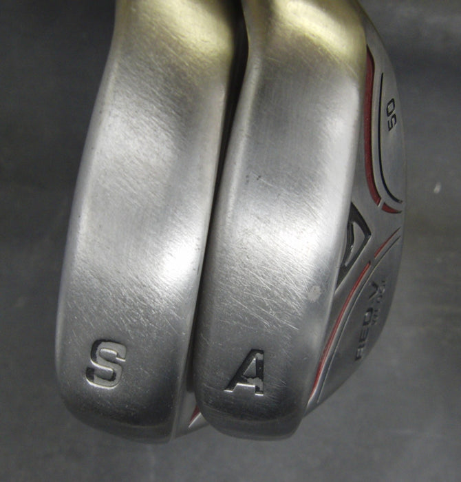 Set of 2 Maruman Verity Red-V 50° Sand + 56° Gap Wedges Regular Graphite Shafts