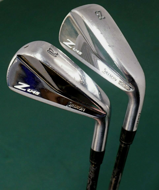 Set of 2 x Srixon ZU45 20 & 23 Degree Utility Irons Stiff Graphite Shafts
