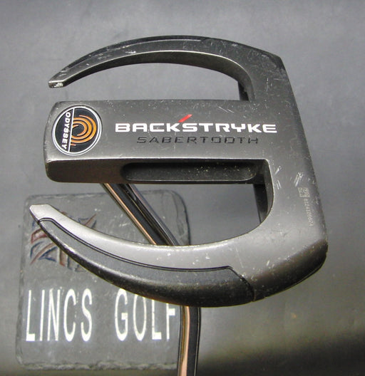 Odyssey Backstryke Sabertooth Putter 87cm Length Steel Shaft PSYKO Grip