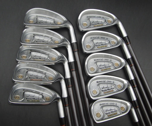 Set of 10x Honma Twin Marks Memorial 2000-α Irons 3-11+SW Regular Graphite*