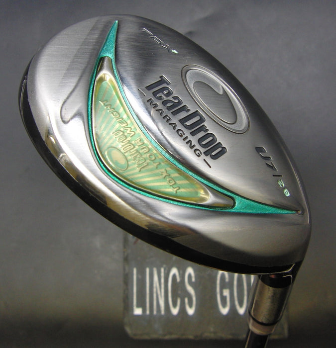 Ladies Tear Drop Maraging 28° 7 Hybrid Ladies Graphite Shaft Iomic Grip
