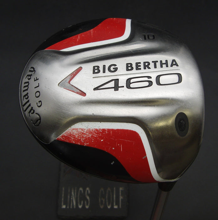 Callaway Big Bertha 460 10° Driver Stiff Graphite Shaft Golf Pride Grip