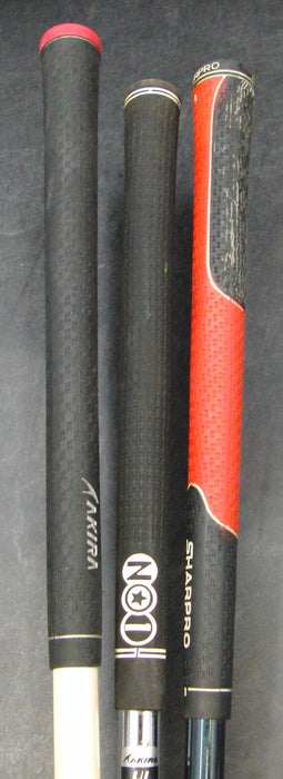 Set of 3 Akira UI 18° 2+21° 3+24° 4 Hybrids Regular Graphite+Stiff Steel Shafts