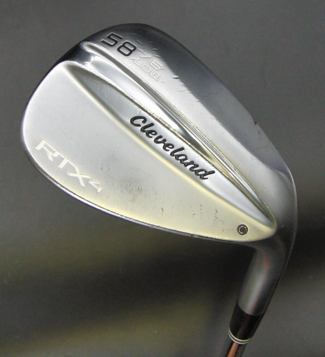 Cleveland RTX4 58/6° Low Sand Wedge Regular Steel Shaft Jumbo Max Grip