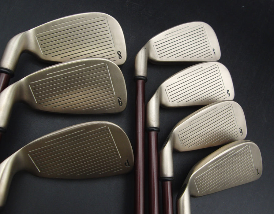 Set of 7x Callaway Big Bertha Gold Irons 4-PW Regular Graphite Shafts G/P Grips