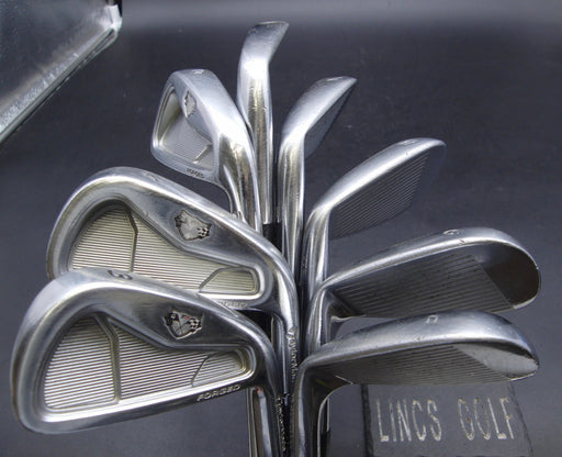 Set of 8x TaylorMade TP Forged Irons 3-PW Stiff Steel Shafts GolfPride Grips*
