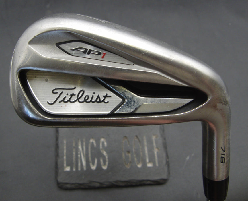 Titleist AP1 718 7 Iron Stiff Steel Shaft Golf Pride Grip