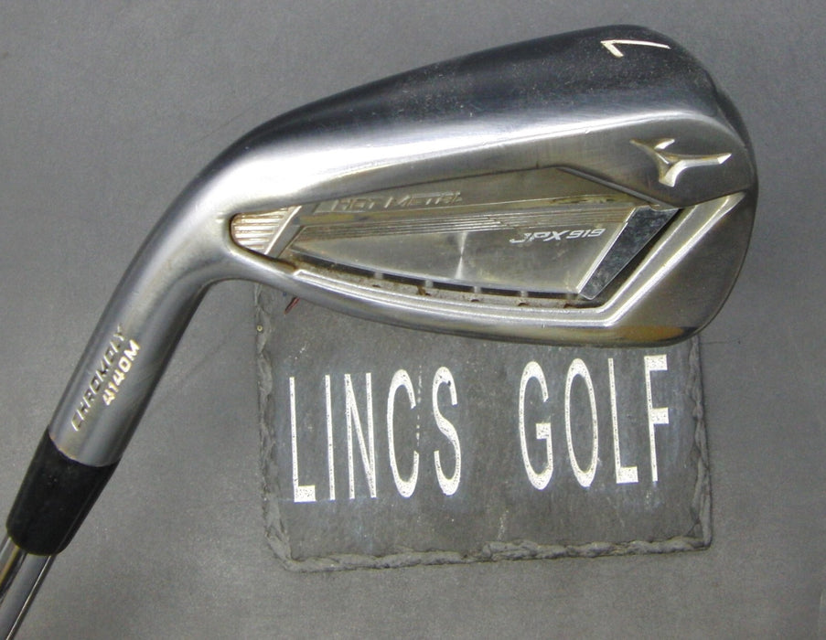 Left-Handed Mizuno JPX 919 Hot Metal 7 Iron Stiff Steel Shaft Tour Velvet Grip