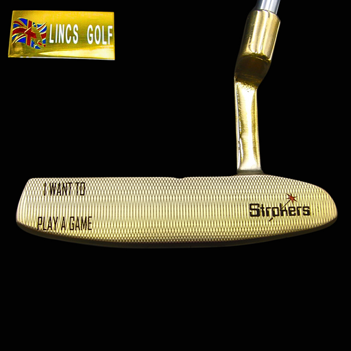 Custom Milled Saw Themed Pal Ping Putter 84cm Steel Shaft Genuine Leather HC