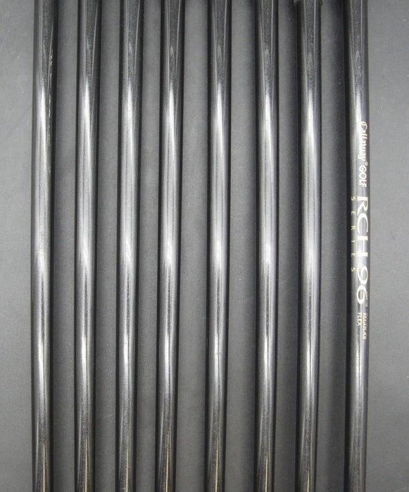 Polished Set of 8x Callaway Big Bertha Gold Irons 3-PW Regular Graphite Shafts
