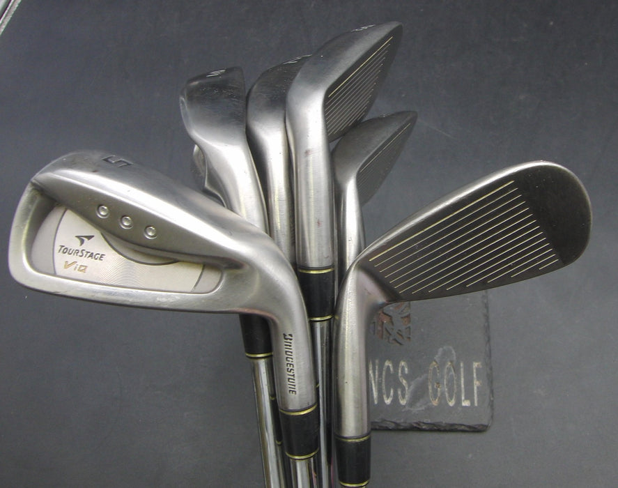 Set of 6x Bridgestone Tourstage ViQ 5-PW Irons Stiff Steel Shafts*