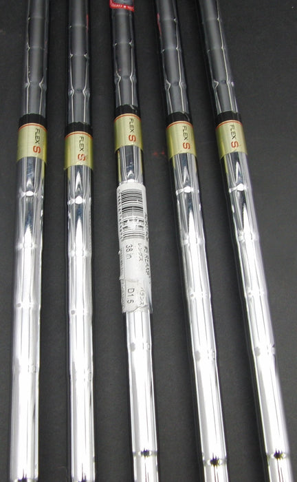 Set of 5x TaylorMade M4 5-9 Irons Stiff Steel Shafts Control Core Grips
